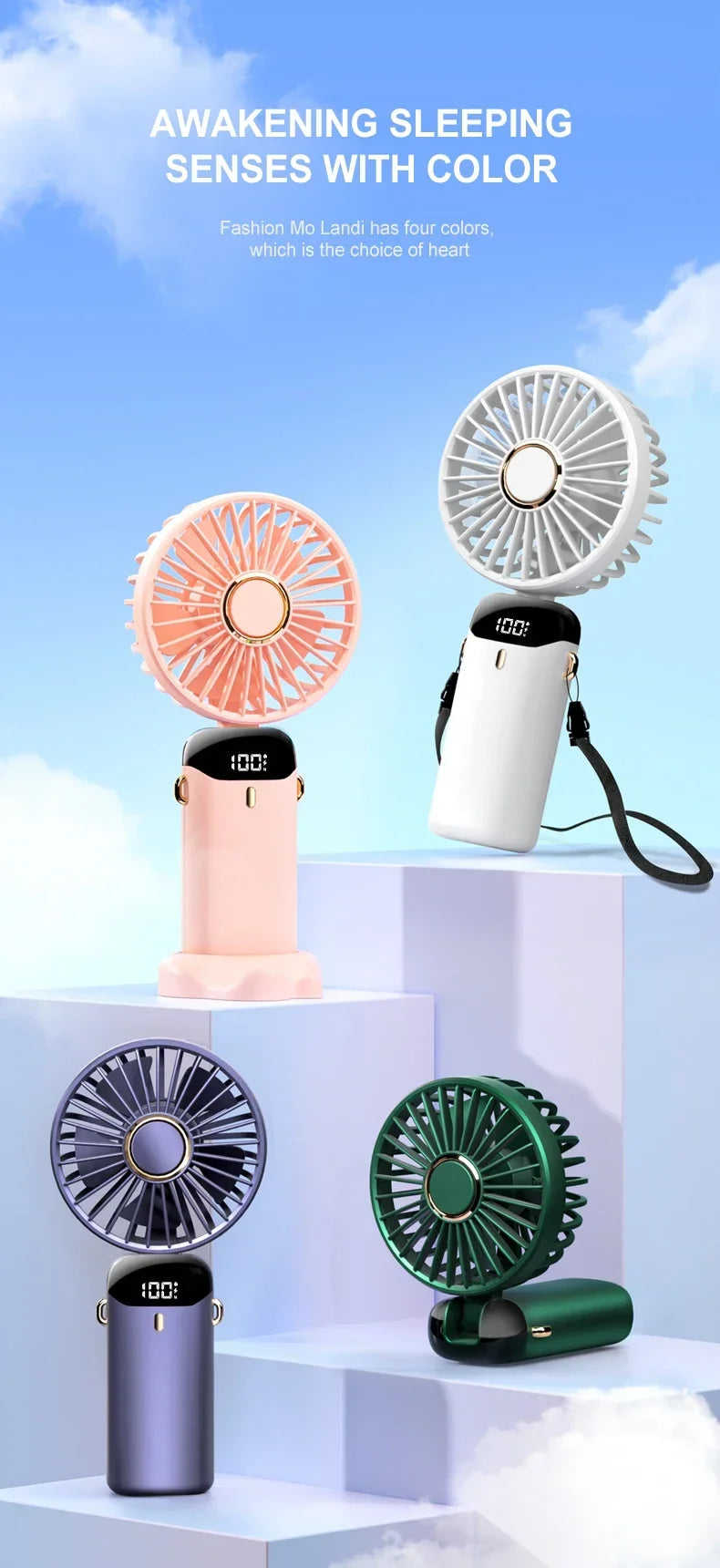 AuraBreeze™ Mini Frosty Fan